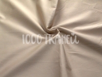 Ткань Одноцветная Бежевая G10 САТИН ЛЮКС КИТ 120г/м2 шир. 250См производства Китай состав 100% Хлопок