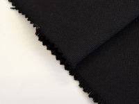 Ткань Duck с водоотталкивающим покрытием цвет черный 320гр/м2 шир.180см производства Турция состав 65% хлопок 35% полиэстер
