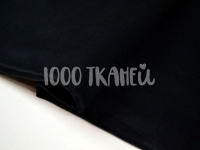 Ткань Одноцветная Черная САТИН ТУР 125г/м2 шир. 240см производства Турция состав Хлопок 100%