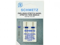 Ткань Иглы стрейч двойные Schmetz 130/705H-S ZWI № 75/4.0, уп.1 игла производства Германия состав 