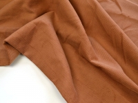Ткань Микровельвет Охра коричневая №27 100% хб 230 г/м2 шир 147см. производства Китай состав Хлопок 100%