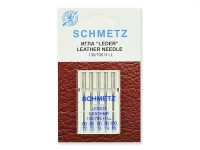 Ткань Иглы для кожи Schmetz 130/705H LL №№ 80(2),90(2),100, уп.5 игл производства Германия состав 