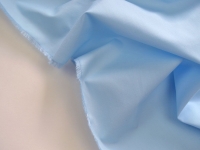 Ткань Ткань рубашечная 120 г кв.м 65% полиэстер, 35% хлопок шир.150 см цв. 03 Голубой производства Китай состав 65% Полиэстер, 35% хлопок
