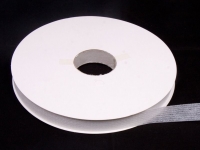 Ткань Лента клеевая нитепрошивная 15мм белая по долевой производства Китай состав 