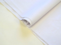 Ткань Duck с водоотталкивающим покрытием Одноцветная белая 320гр/м2 шир.180см производства Турция состав 65% хлопок 35% полиэстер