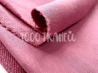 Ткань Футер 3-ех нитка Розовый персидский 320г/м2 шир. 185см производства Турция состав  80% хлопок 20% полиэстер