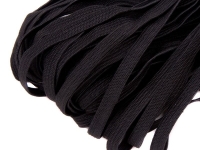 Ткань Резинка вязаная 08мм цв. черный Veritas производства Китай состав 