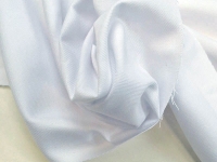 Ткань Ткань костюмная Лавсан Одноцветная Белый 240г/м2 153см производства Китай состав 40% хлопок 50% пэ 10% лавсан