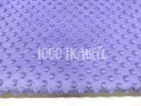 Ткань Плюш Минки дотс лавандовый ПРЕМИУМ 380г/м2 шир.160см производства  состав Полиэстер 100%