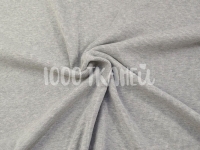 Ткань Кашкорсе Cветло-серый меланж 320г/м2 шир. 110см производства Польша состав 95% хлопок 5% эластан 