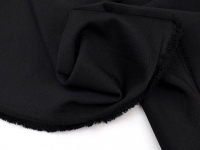 Ткань Ткань костюмная Пикачо Одноцветная Черная 230г/м2 150см производства Китай состав 95% полиэстер, 5% спандекс