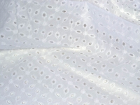 Ткань Шитье белое №1 125г/м2 шир. 130см производства Китай состав Хлопок 100%