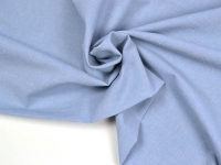 Ткань Вареный (стираный) хлопок Одноцветная Серо-голубая с эффектом крэш шир. 250см производства Китай состав Хлопок 100%