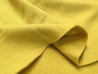 Ткань Футер 3-х нитка с начесом Желтый туман 280г/м2 шир. 180см производства Польша состав  80% хлопок 20% полиэстер