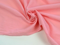 Ткань Одноцветная Сахарно-Розовая №7 с эффектом крэш 140г/м2 шир. 140см производства Китай состав Хлопок 100%