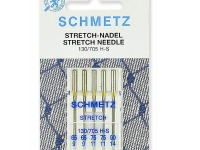 Ткань Иглы стрейч Schmetz 130/705H-S №65 (2) 75(2), 90(1) уп.5 игл производства Германия состав 