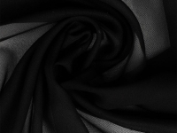 Ткань Дублерин IdealTex эластичный 18г/м2 черный шир. 150см производства Китай состав 100% Полиэстер