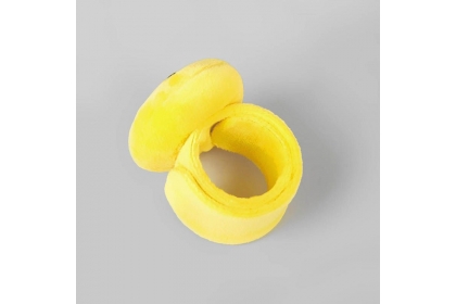 Игольница на браслете "Смайл", 23*6,5 см, цв. желтый
