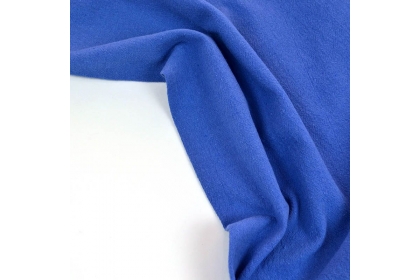 Одноцветная Насыщенный голубой с эффектом крэш 140г/м2 шир. 140см