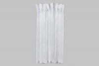 Ткань Молния Спираль №7, 80см, разъемная, автомат, цвет Белый 101 производства Китай состав 