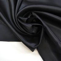 Ткань Ткань подкладочная Поливискоза Черный 86г/м² шир. 145см производства Китай состав 52% полиэстер, 48% вискоза