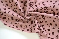 Ткань Фланель 100% хлопок Леопард на розовом 150 г/м2 шир 150см. производства Китай состав 100% Хлопок