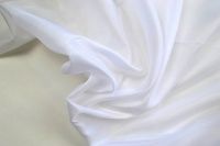Ткань Таффета подкладочная Белая С190Т  80г/пог.м шир. 150 см. производства Китай состав Полиэстер 100%