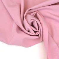 Ткань Ткань костюмная Барби Одноцветная Розовая пудра 200г/м2 150см производства Китай состав 95% полиэстер, 5% спандекс