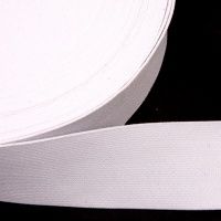 Ткань Резинка тканая SOFT  50мм цв. белый Ekoflex производства Россия состав 