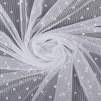 Купить Сетка эластичная Мушка шир.160см, цв.Белый в Калининграде