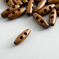 Купить Пуговица дерево  2 прокола "Цилиндр" 3,5х1,1х1,1 см в Калининграде