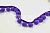 Ткань Тесьма с помпонами Темно-фиолетовая 20мм/35мм производства Польша состав Полипропилен, спандекс