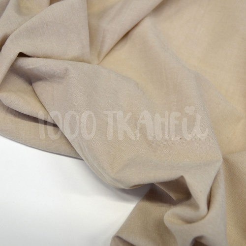 Купить Вареный (стираный) хлопок цв. Какао с эффектом крэш шир. 250см в Калининграде фото 2