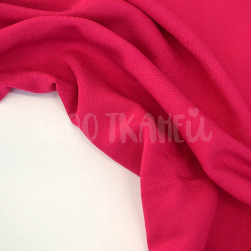 Купить Штапель Однотонный Розовая фуксия 105 г/м²  шир.142 см в Калининграде фото 2
