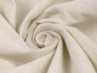 Ткань Ткань Лен цв. "Белый" 140г/м², 30% лен 70% хлопок,  шир.150см производства Китай состав Лен 30%, хлопок 70%