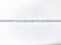 Ткань Резинка бельевая плетеная плоская (продежка) шир. 5мм белая (упаковка 200м) производства Польша состав Латекс 100%