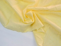 Ткань Батист с мушками Желтый лимон 80г/м2 шир. 145см производства Китай состав Хлопок 100%