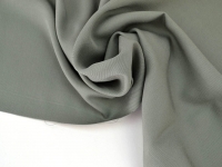 Ткань Вискоза однотонная цвет Пыльный хаки 08 диагональ 150 г/м²  шир.145 см производства Китай состав 100% Вискоза