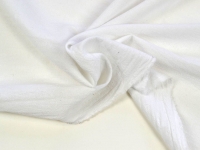 Ткань Одноцветная Белая №1 с эффектом крэш 140г/м2 шир. 140см производства Китай состав Хлопок 100%