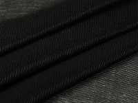Ткань Дублерин IdealTex эластичный 40г/м2 черный шир. 150см производства Китай состав 100% Полиэстер