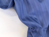 Ткань Одноцветная Дымчатый синий №65 Страйп-сатин  №65 ТУР 125г/м2 шир. 240 см производства Турция состав 100% Хлопок