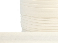 Ткань Косая бейка, хлопок, 20 мм, цвет молочный F104 производства Китай состав 100% Хлопок