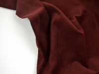 Ткань Микровельвет Красно-коричневый №56 100% хб 230 г/м2 шир 147см. производства Китай состав Хлопок 100%