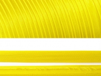 Ткань Косая бейка атласная, 15 мм,  Ярк. желтый F110 производства Китай состав Полиэстер 100%