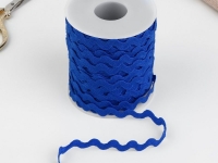 Ткань Тесьма отделочная «Вьюнчик», 5 мм, цвет синий производства Китай состав Полиэстер 100%