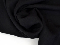 Ткань Вискоза однотонная цвет Черный диагональ 150 г/м²  шир.145 см производства Китай состав 100% Вискоза