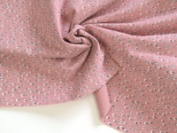 Ткань Фланель 100% хлопок Соцветие хлопка на розовом  150 г/м2 шир 150см. производства Китай состав Хлопок 100%