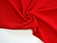 Ткань Флис 2-х сторонний Красный 100% ПЭ  антипиллинг 240 г/м2 шир. 150см производства Китай состав Полиэстер 100%