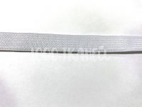 Ткань Резинка бельевая вязаная плоская шир. 12мм белая (упаковка 50м) производства Польша состав Полиэстер 100%