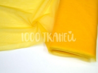 Ткань Фатин мягкий (Еврофатин) Цитрусовый желтый №18 15г/м2 шир. 300см производства Турция состав 